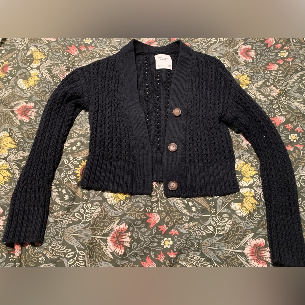 Abercrombie & Fitch XXS black cardigan